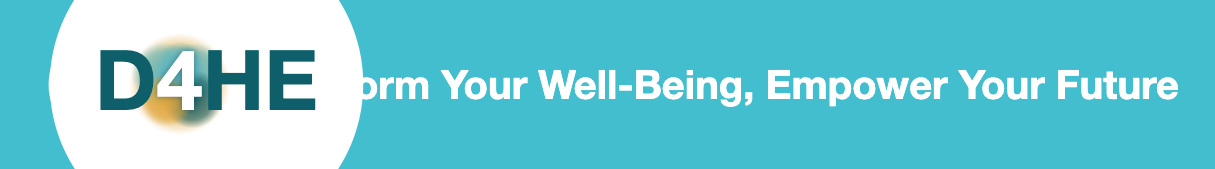 D4HE banner: Transform Your Well-Being, Empower Your Future